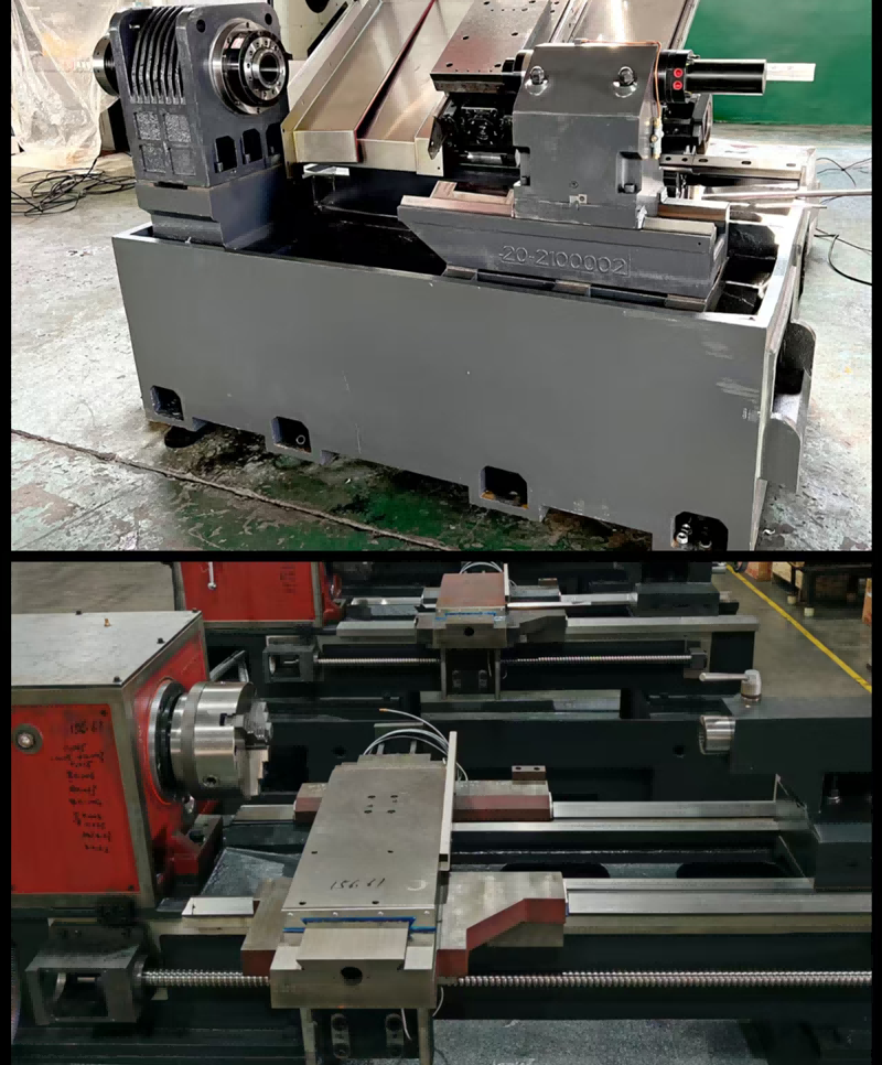 A comparison between China slant bed and flat-bed cnc lathe machine
